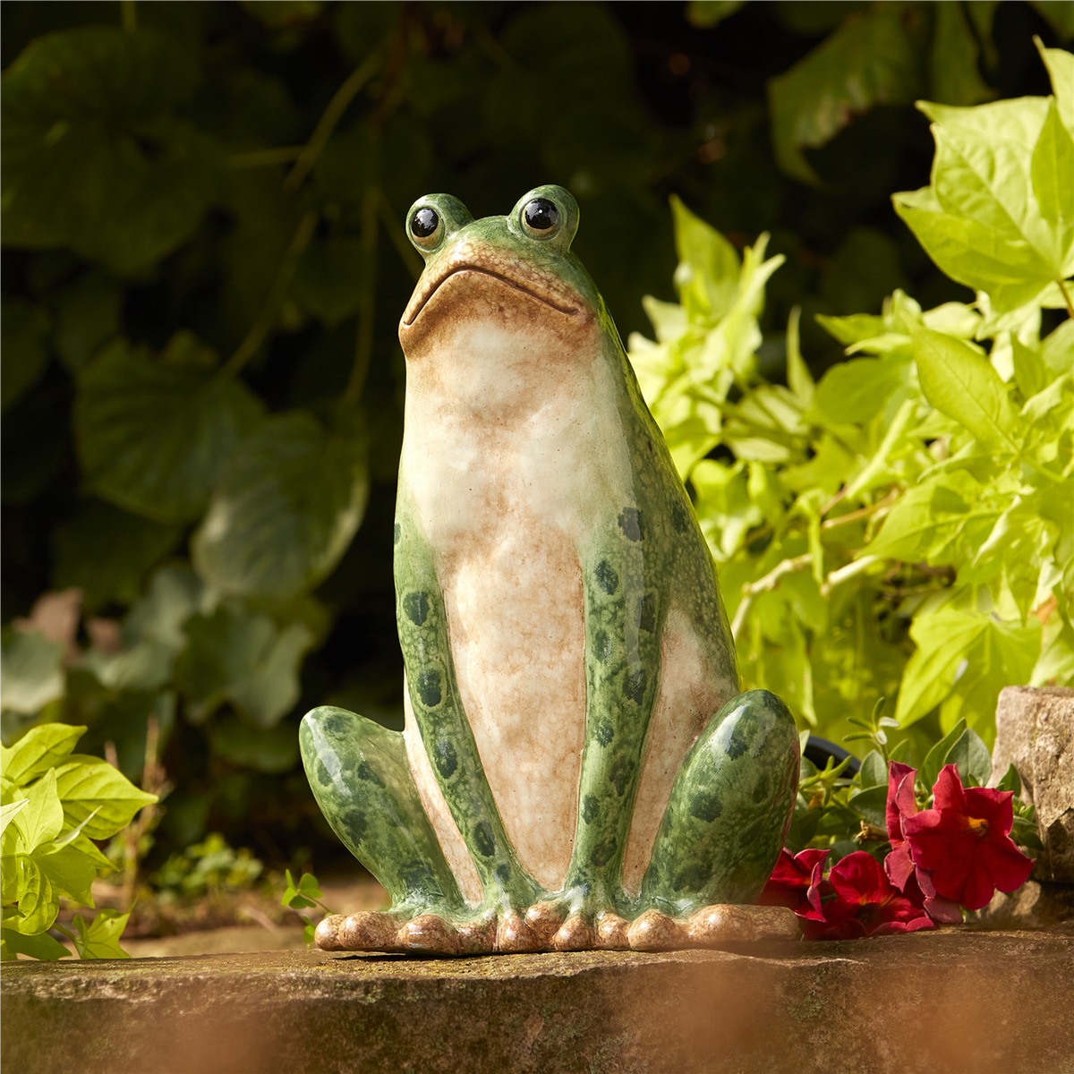 Ceramic Garden Frog Statue (Set of 2) -Ship Only