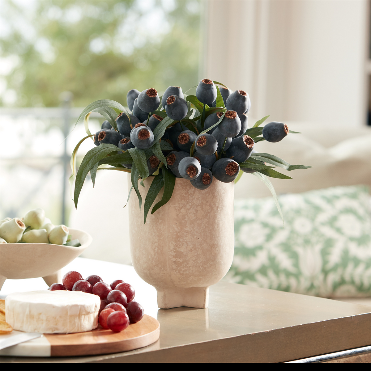 Blue Pod Foliage Bundle (Set of 2) -Ship Only