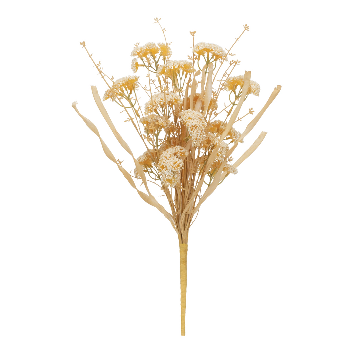 Beige Floral Grass Bush (Set of 2) -Ship Only