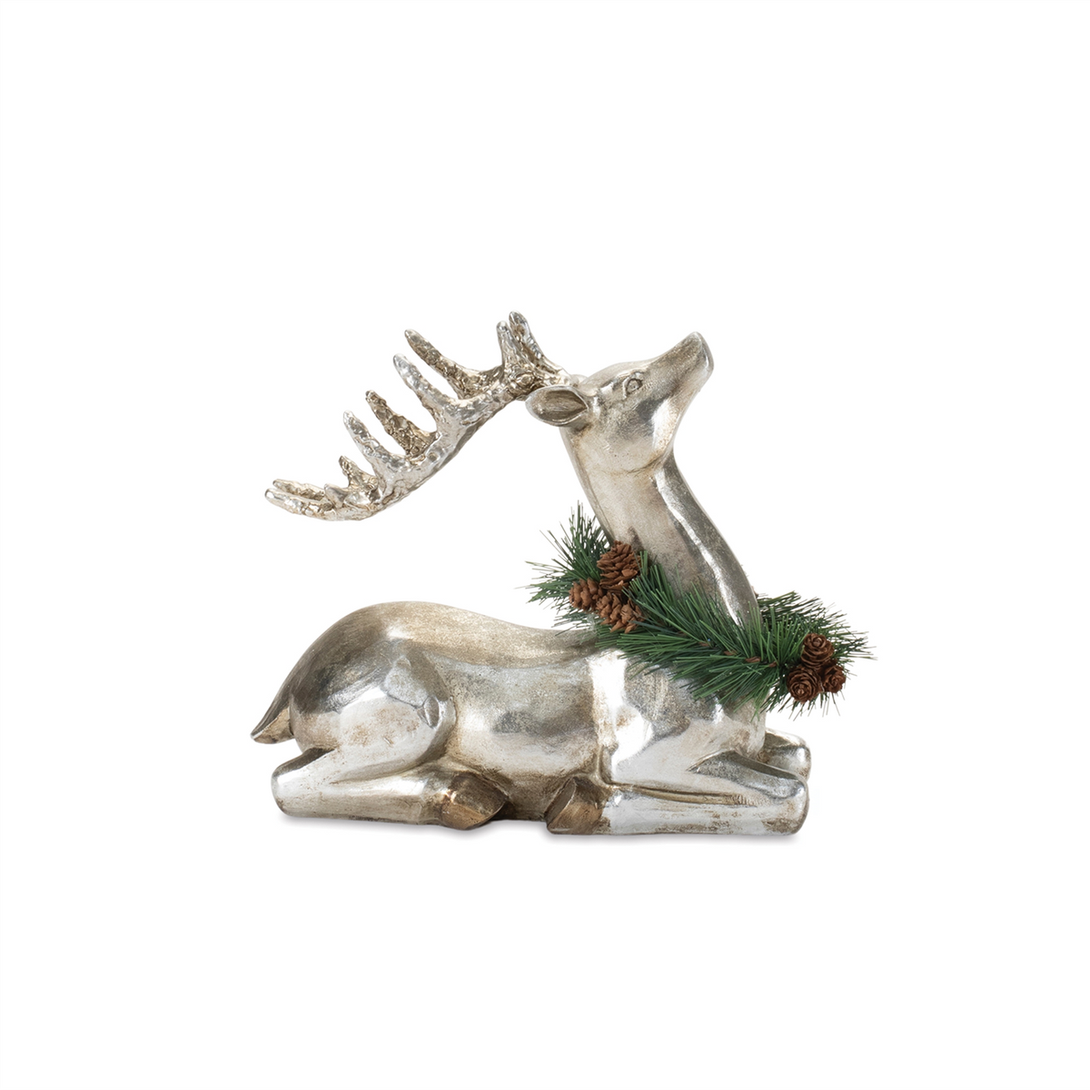 Deer (Set of 2) 7"H, 13.5"H Resin -Ship Only