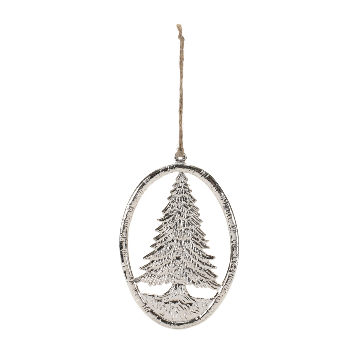 Etched Metal Pine Tree Ornament (Set of 12) -Ship Only