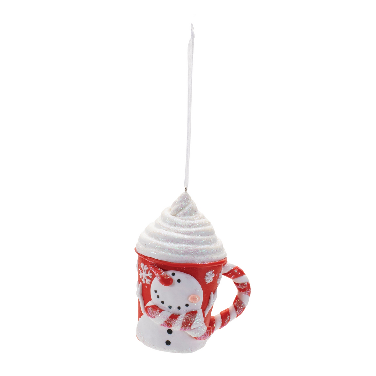 Cup Ornament (Set of 12) 3.5”H Clay Dough -Ship Only