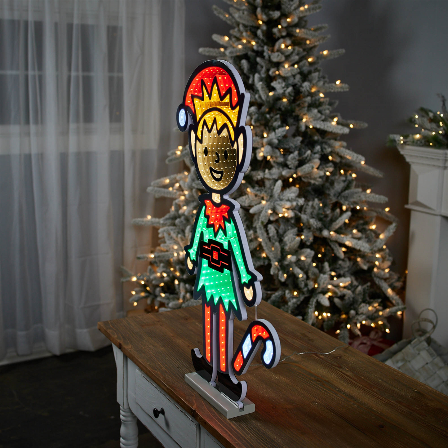 Holiday Elf Ekkolight 29"H -Ship Only