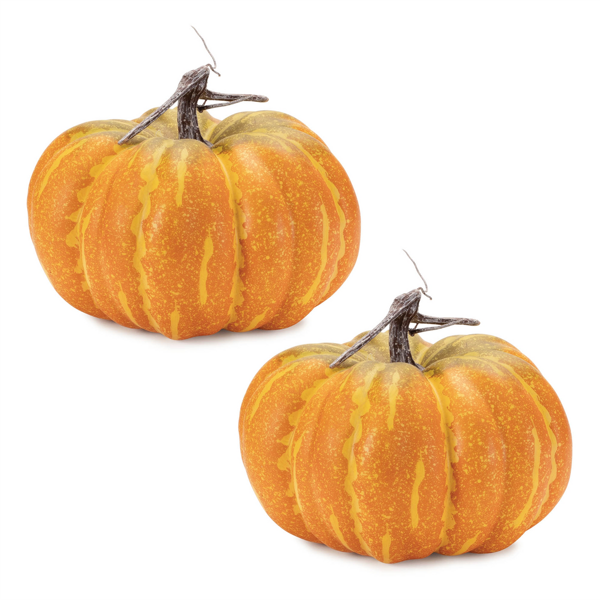 Foam Pumpkin Decor (Set of 2) -Ship Only