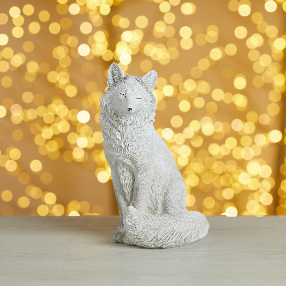 Fox (Set of 2) 8.5”H Resin -Ship Only