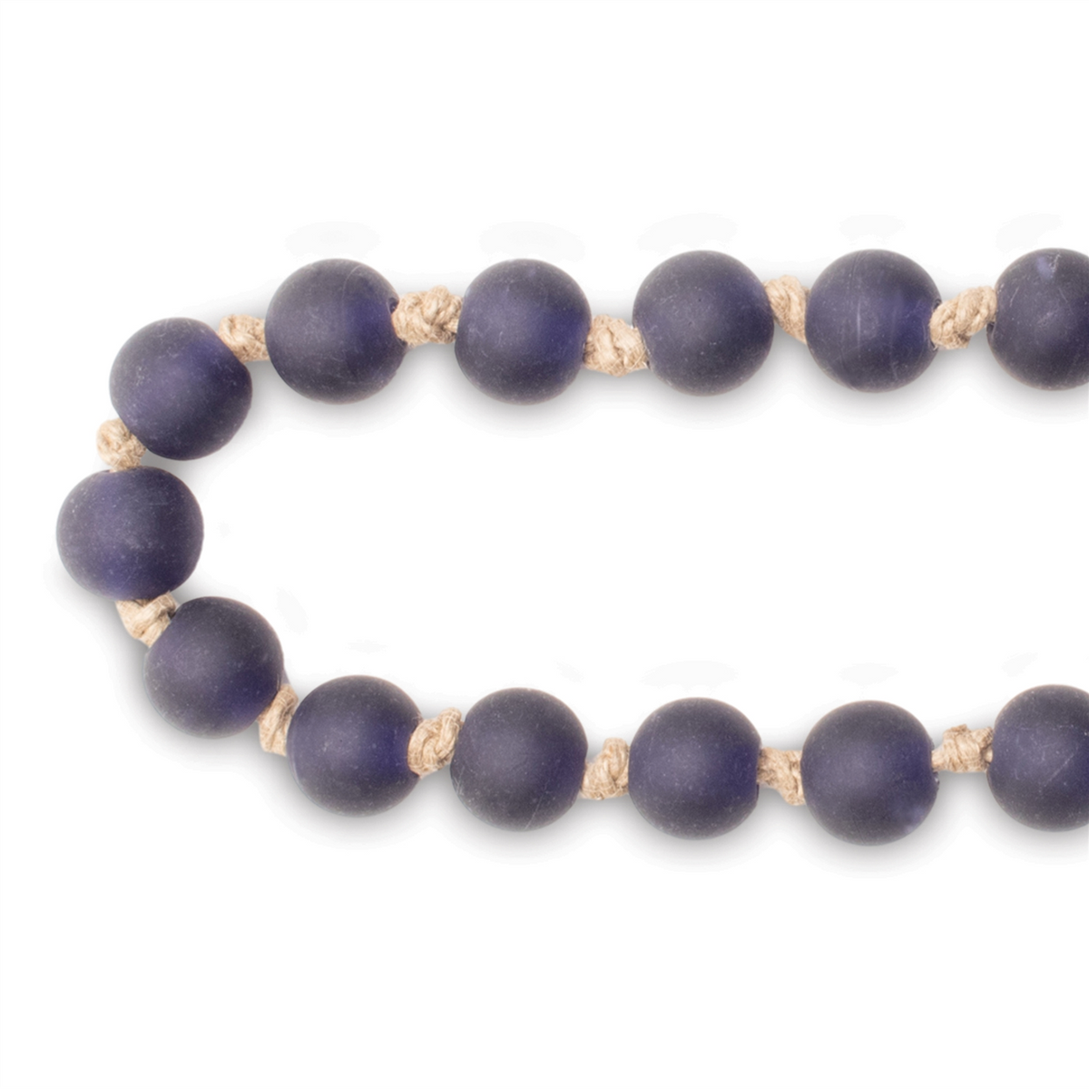 Frosted Glass Bead Garland (Set of 2) -Ship Only