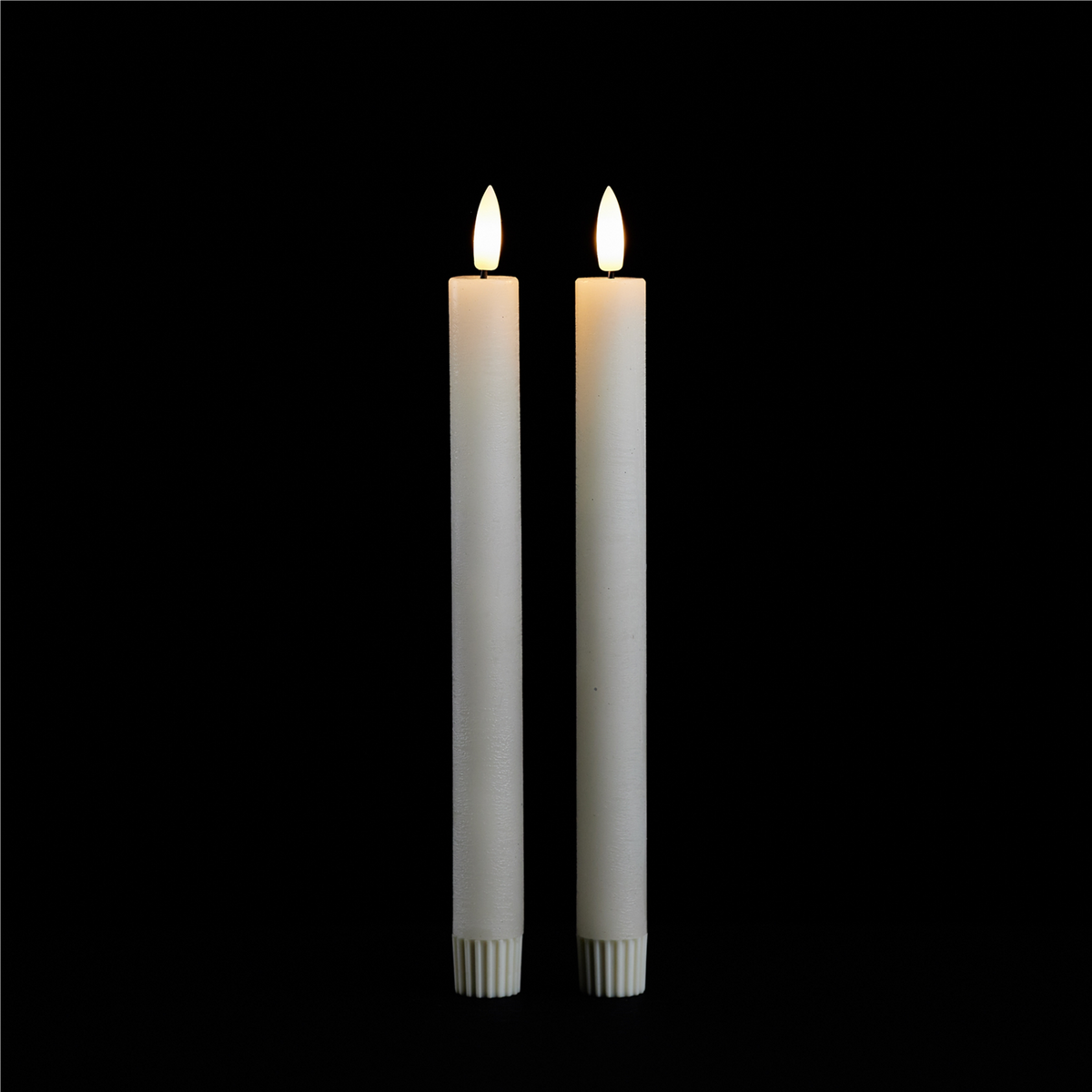FIA Wick Ivory Taper Candle (Set of 2) -Ship Only