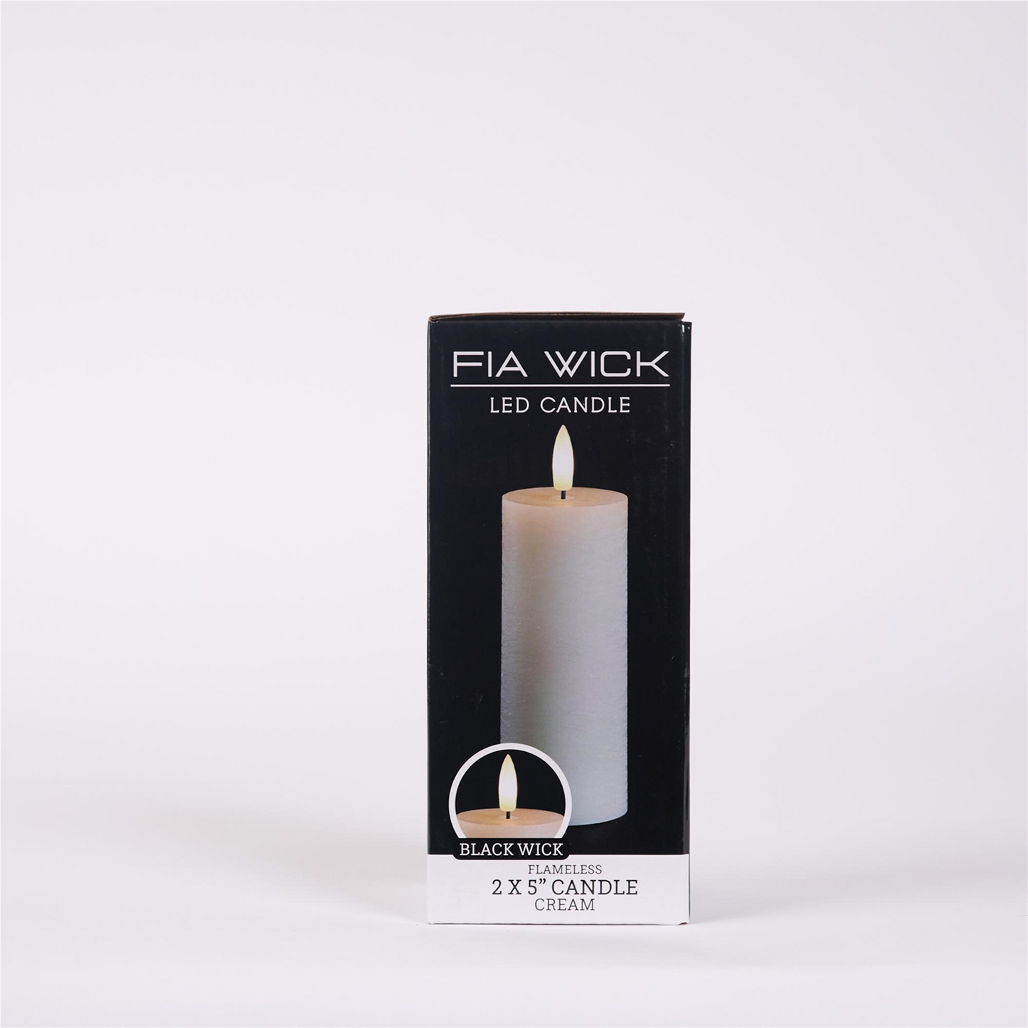 FIA Wick Ivory Pillar Candle (Set of 4)