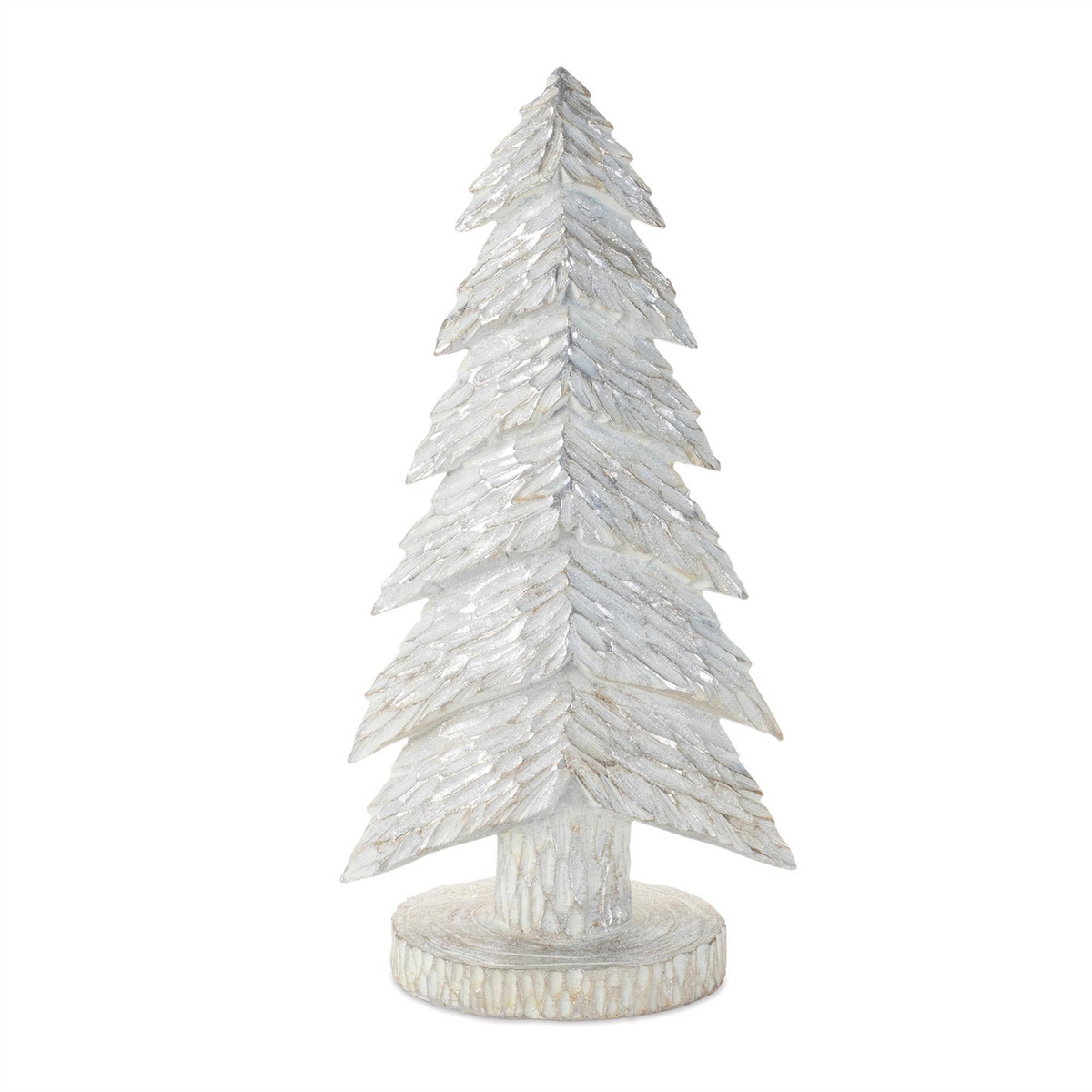 White Christmas Tabletop Trees (Set of 2) -Ship Only