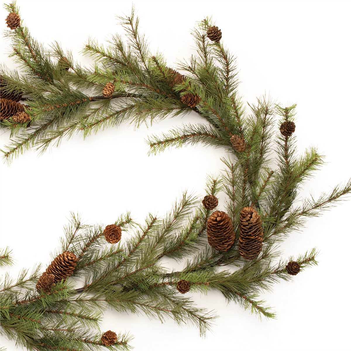 Pine and Pinecone Garland 6'L -Ship Only