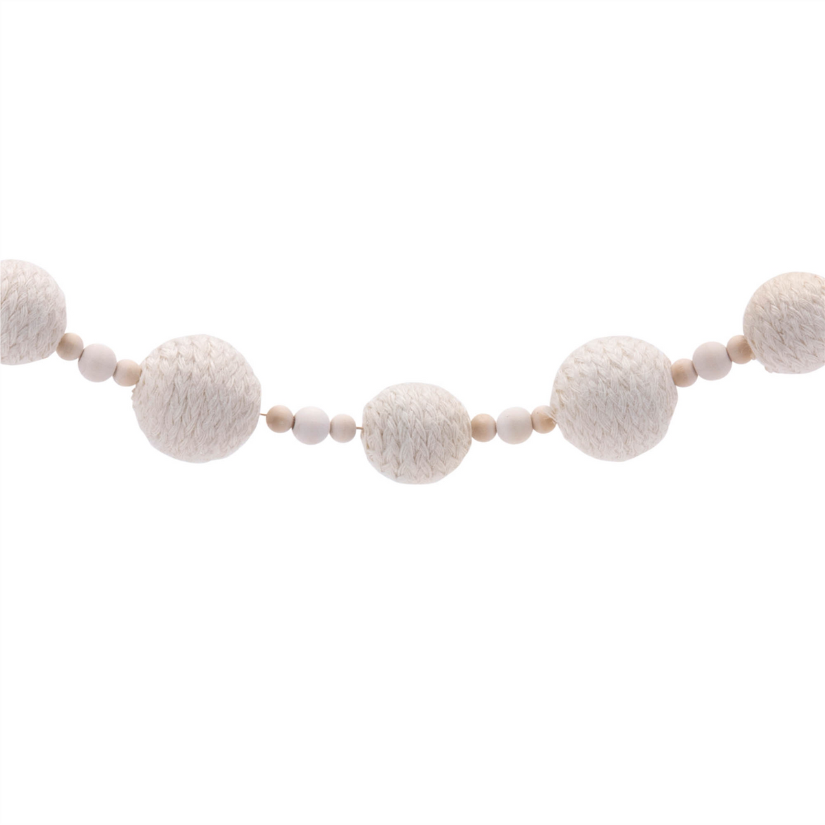 Fabric Ball String Garland (Set of 2) -Ship Only