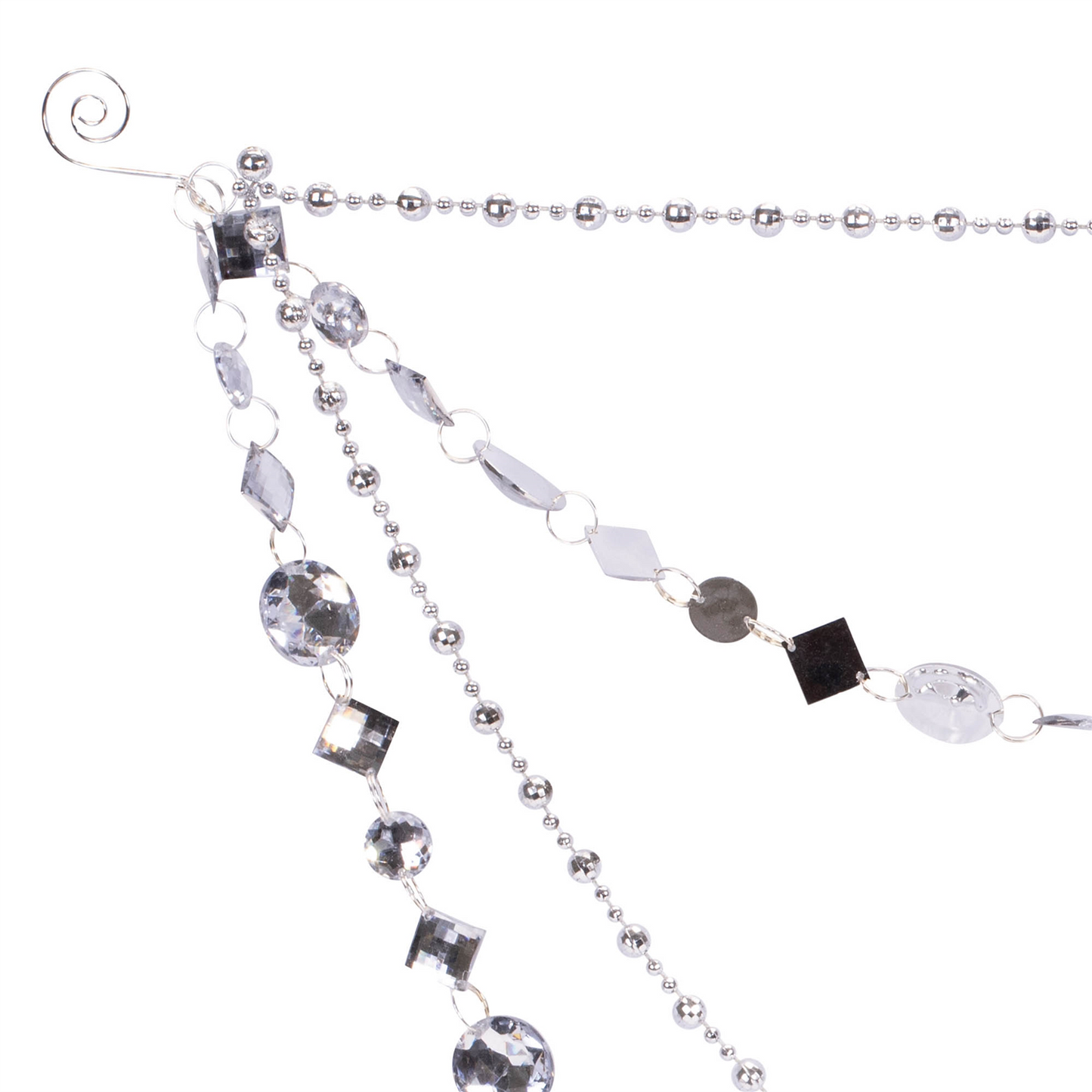 Jewel Bead and Chain Link Garland (Set of 2)