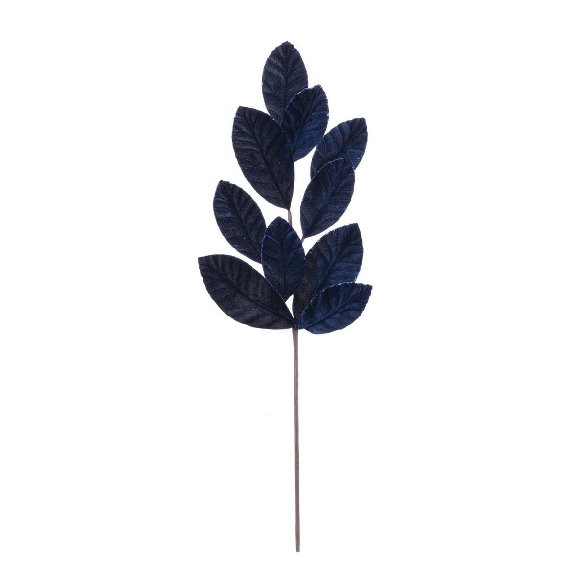 Glittered Magnolia Leaf Spray (Set of 12) -Ship Only