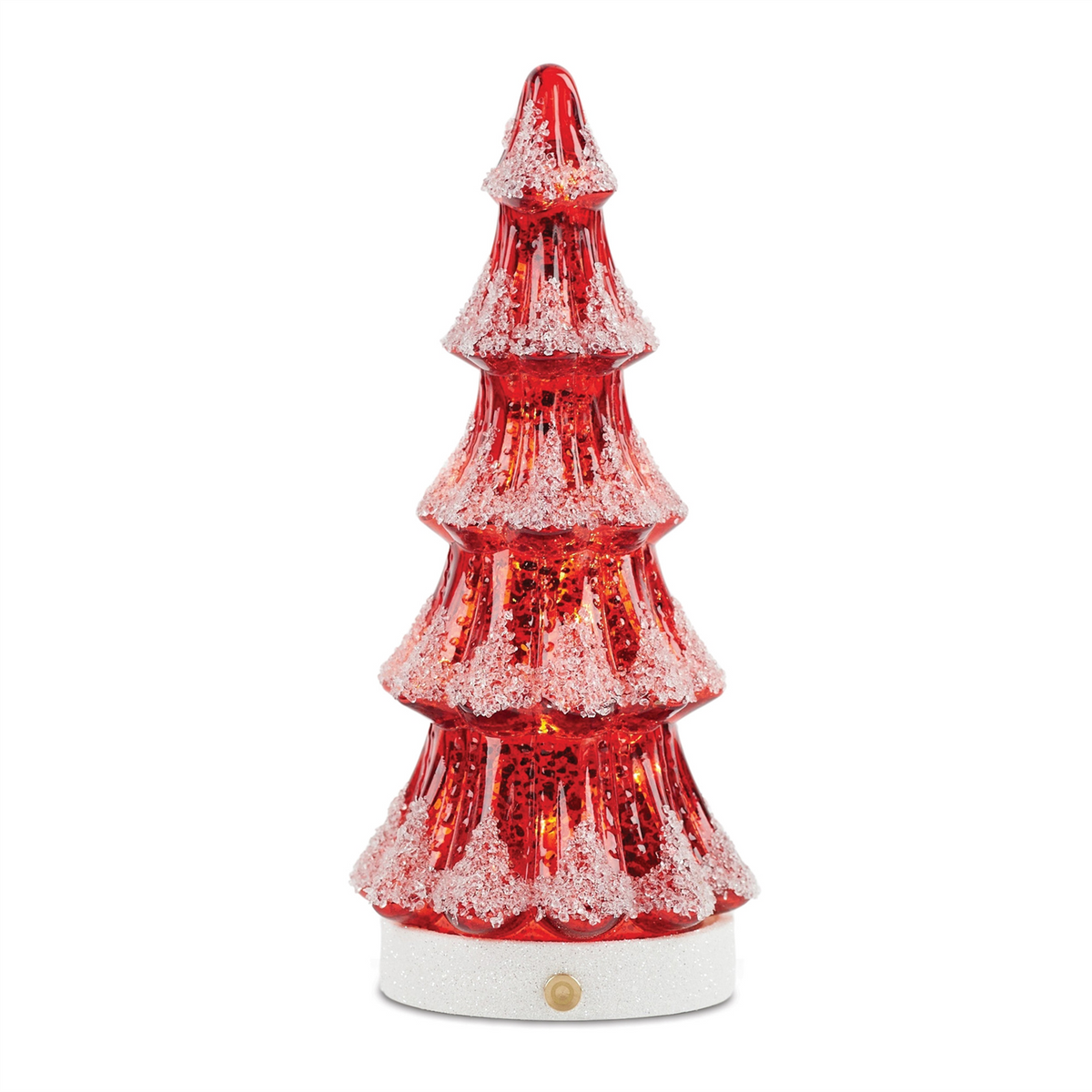 LED Tree (Set of 2) 8"H, 10"H Glass -Ship Only