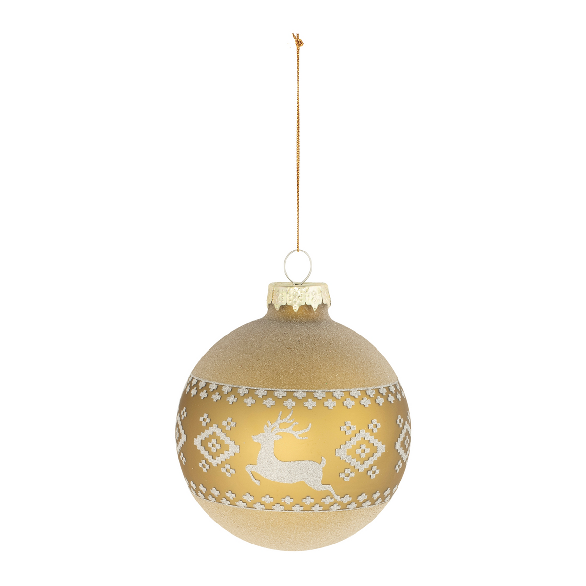 Festive Ball Ornament (Set of 12) -Ship Only