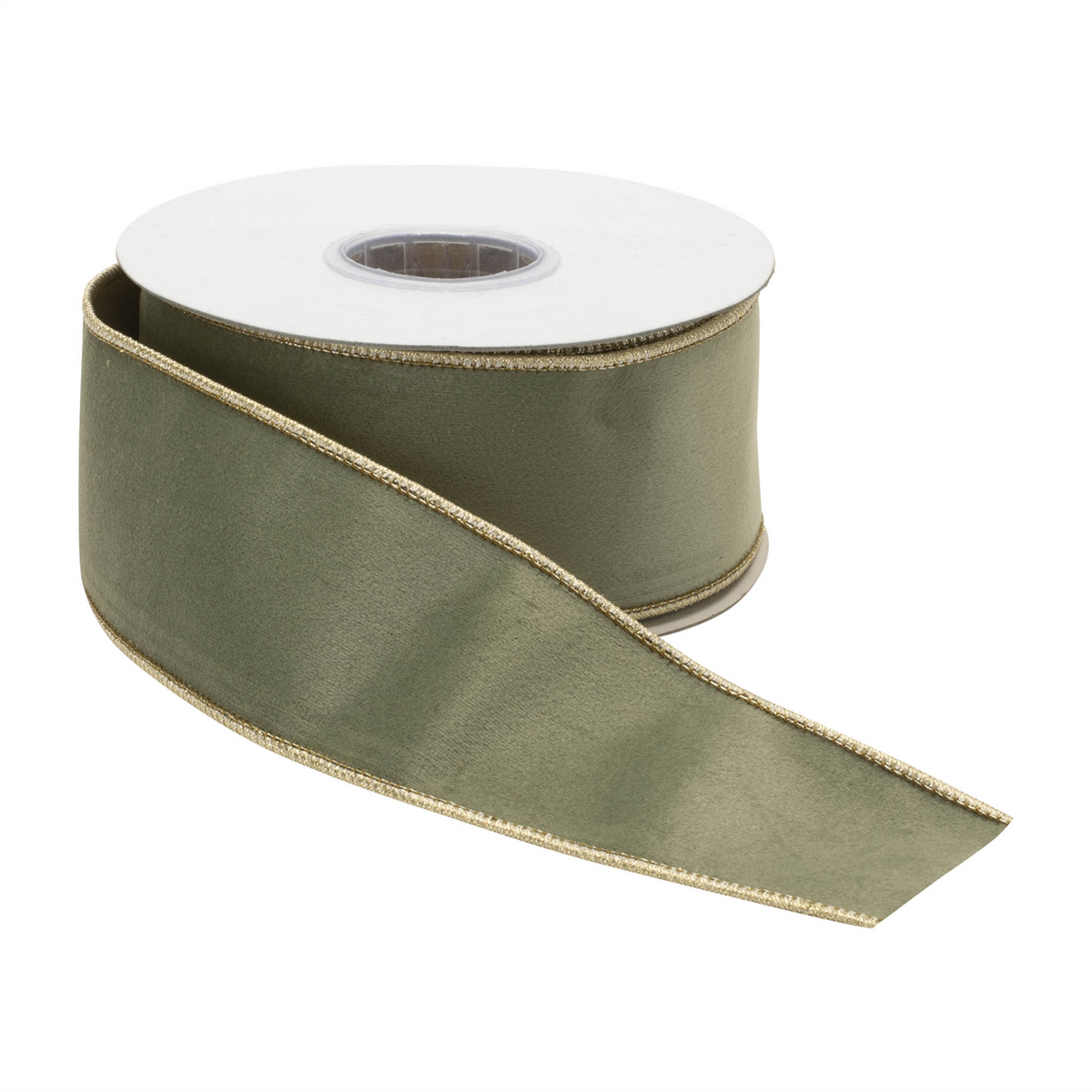 Green Wired Ribbon (Set of 2) -Ship Only