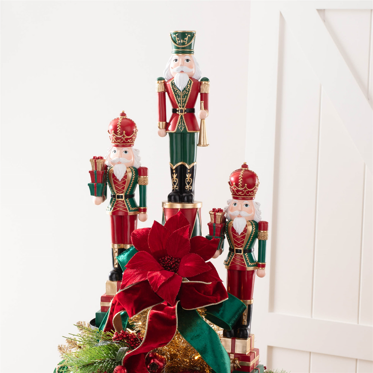 Metal Triple Tree Topper Platform 36"H