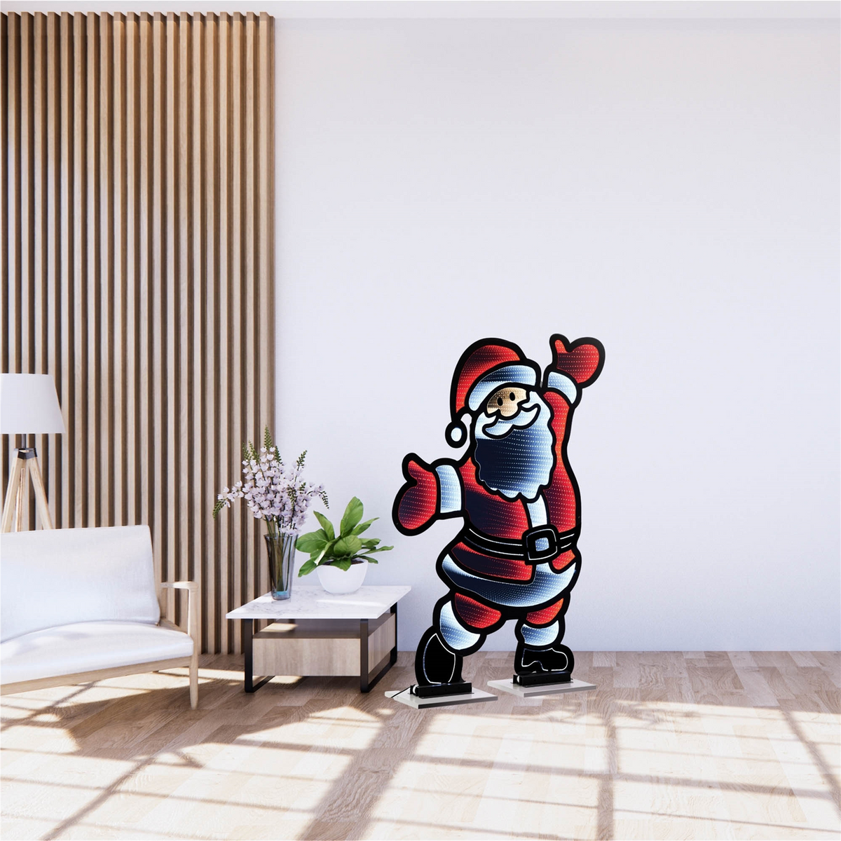 Santa Ekkolight 47"H -Ship Only