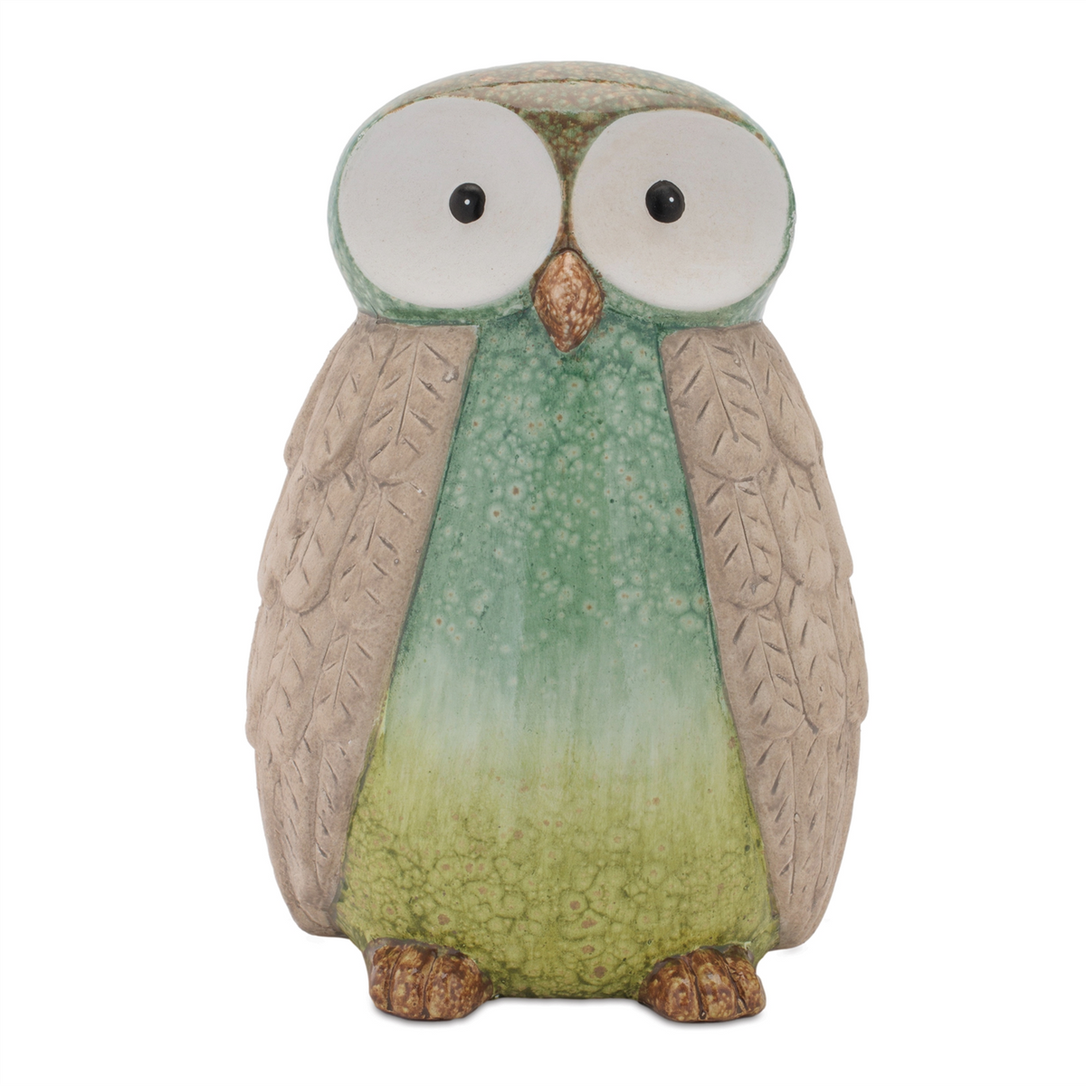 Terra Cotta Owl Decor (Set of 2) -Ship Only
