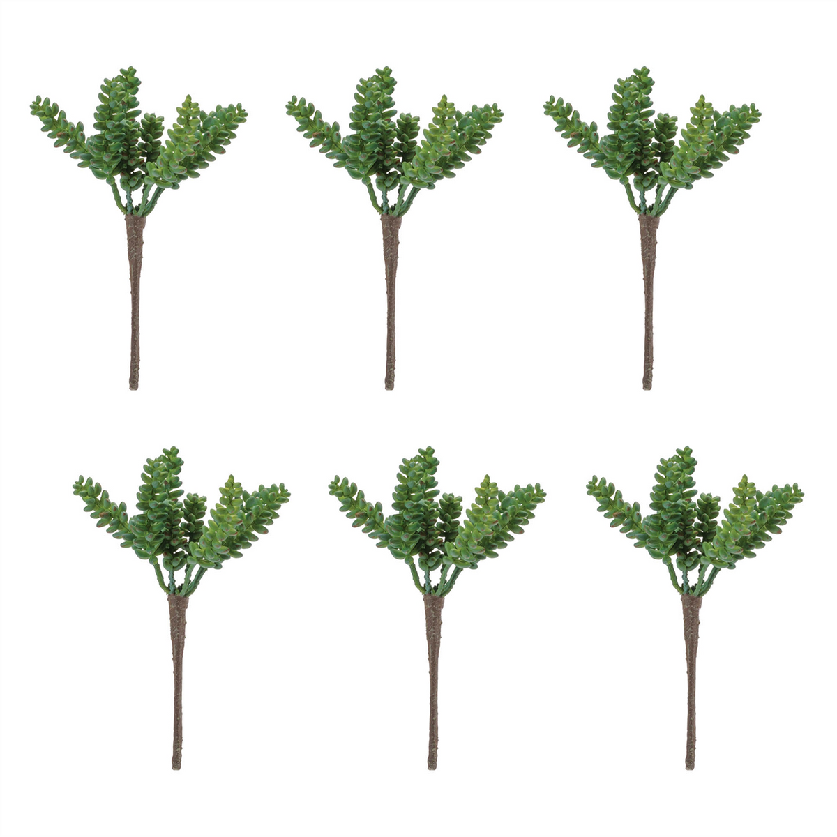 Succulent (Set of 6) 8”H Plastic -Ship Only