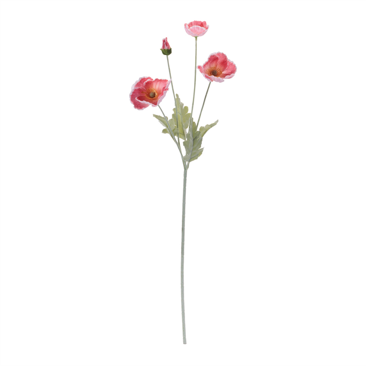 Poppy Floral Spray (Set of 6) -Ship Only