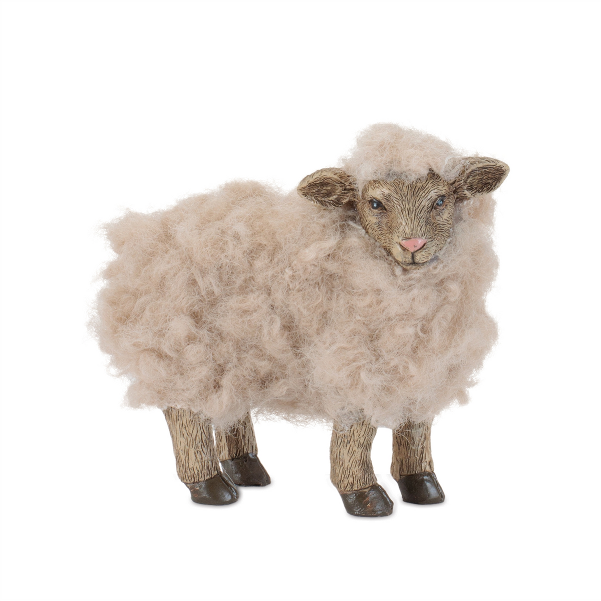 Furry Sheep Figurine (Set of 6) -Ship Only