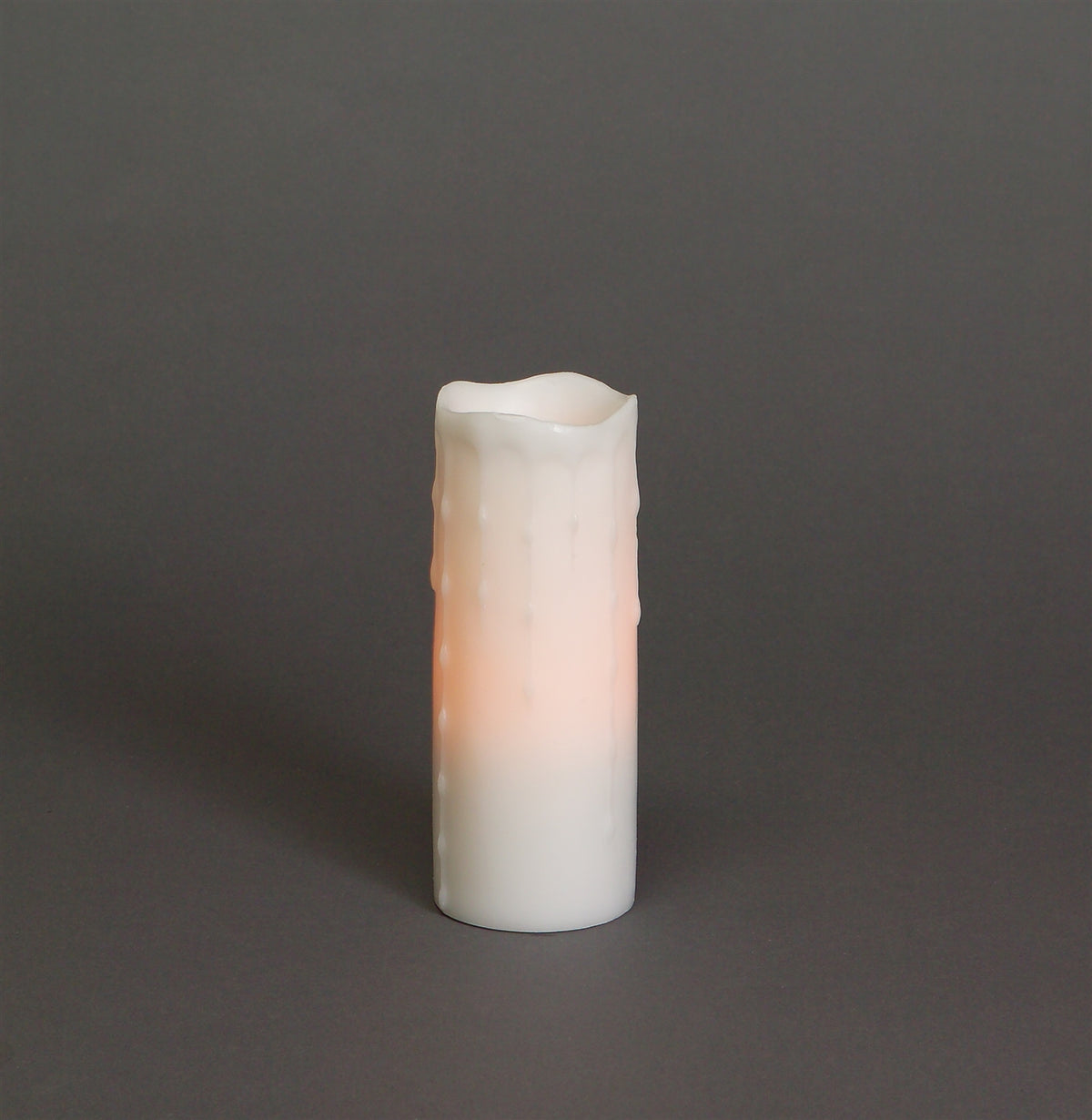 LED Dripping Wax Pillar Candles (Set of 3) -Ship Only