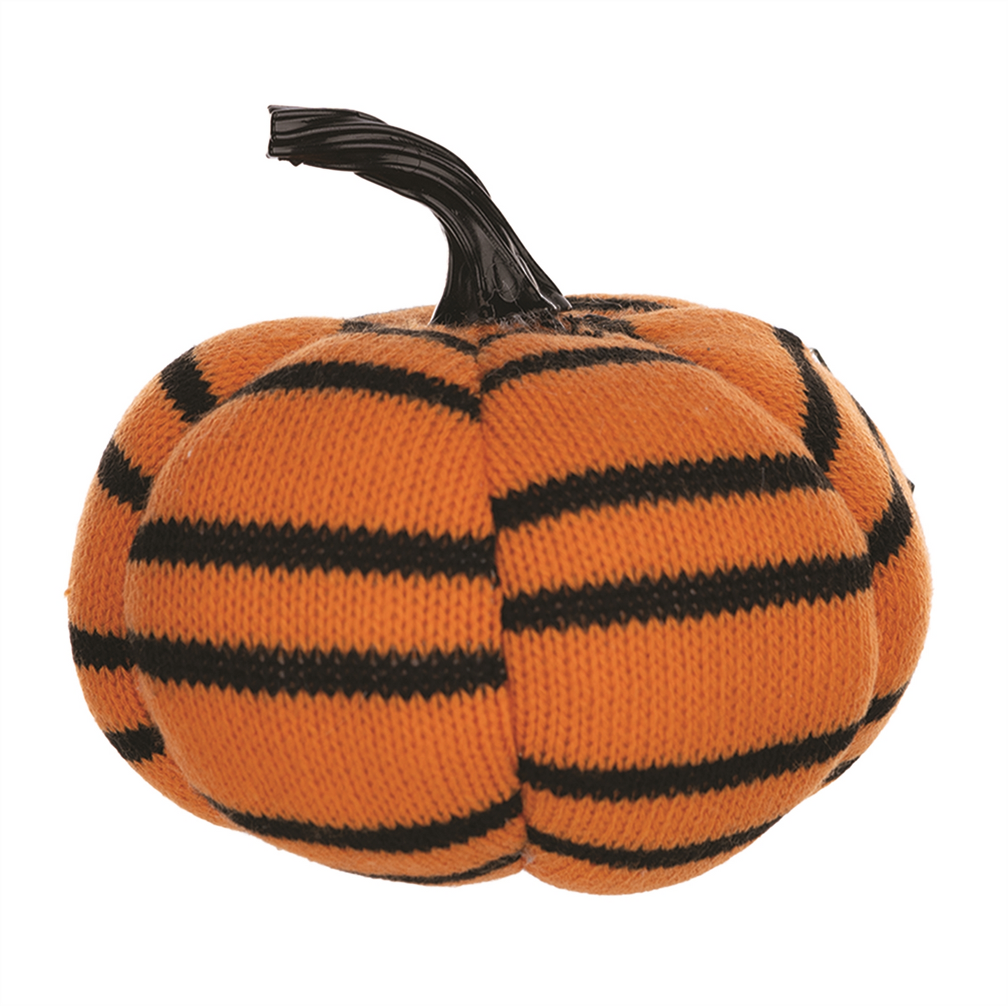 Plush Halloween Striped Pumpkin (Set of 4) -Ship Only