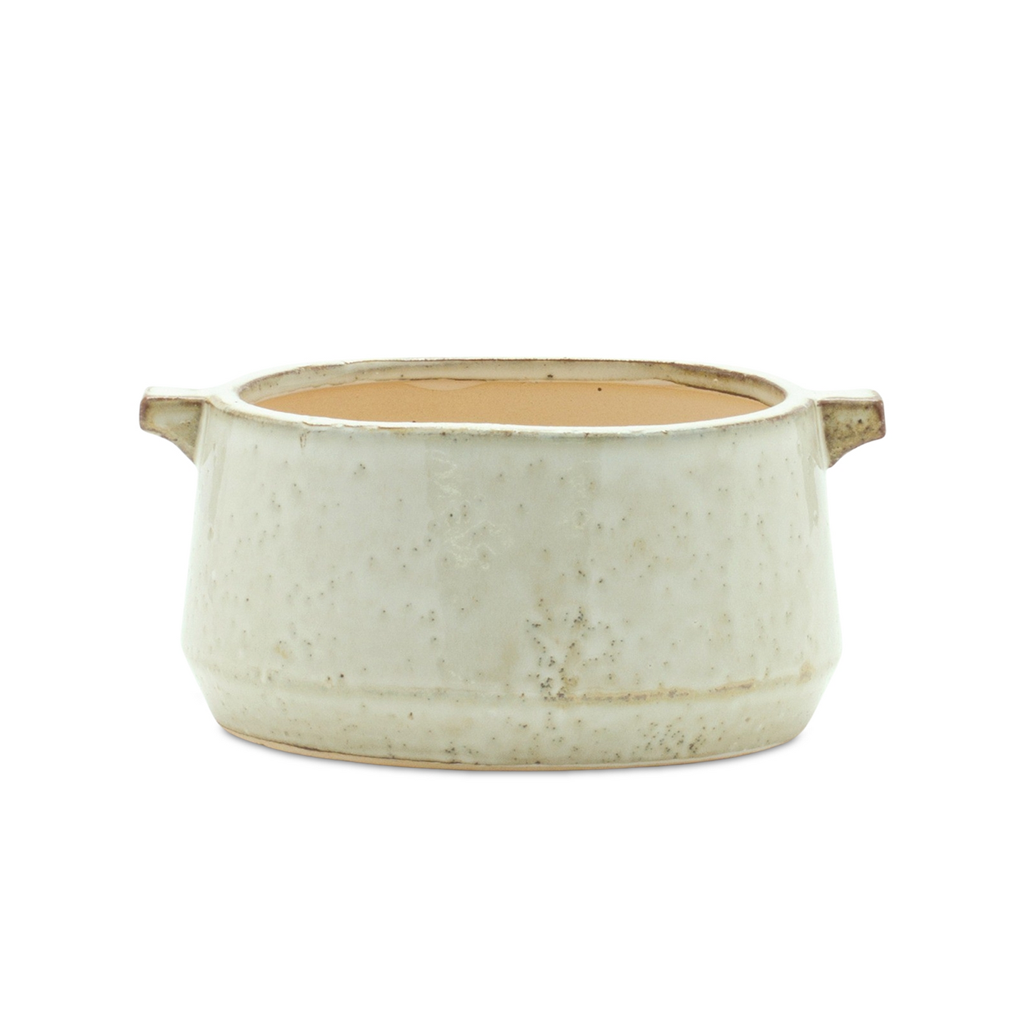 Rustic Terra Cotta Bowl Planter 8"L -Ship Only