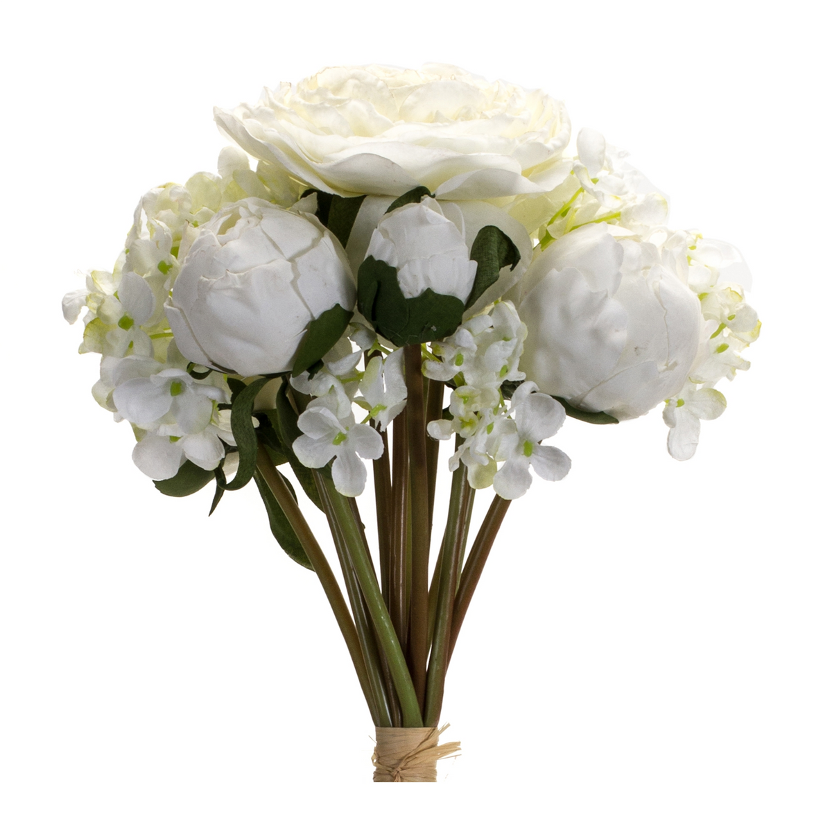 Peony Hydrangea Floral Bouquet (Set of 6) -Ship Only