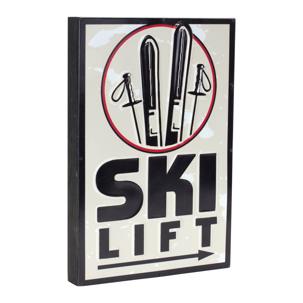Ski Lift Lodge Sign 15.75"H -Ship Only
