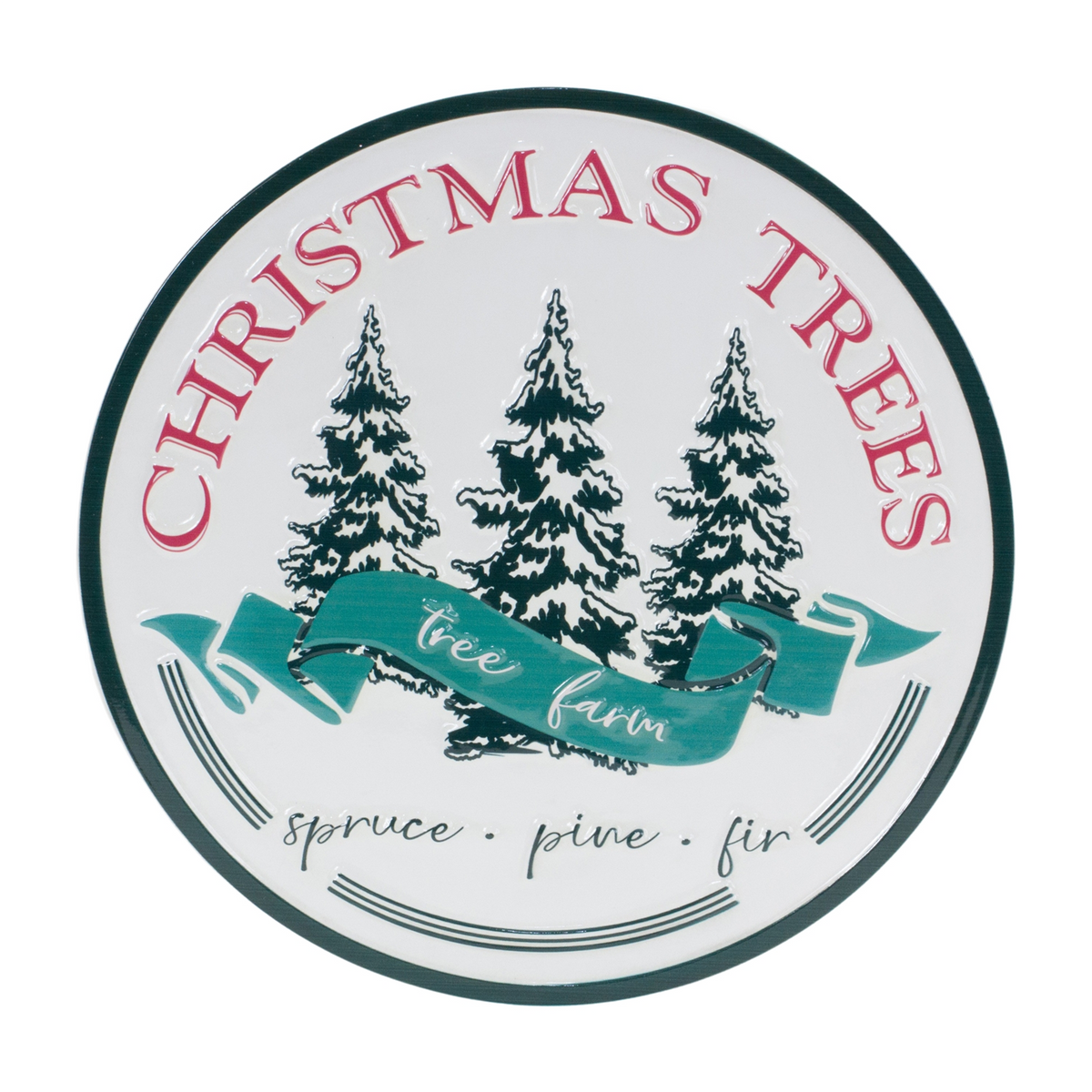 Christmas Tree Farm Sign 14"D -Ship Only
