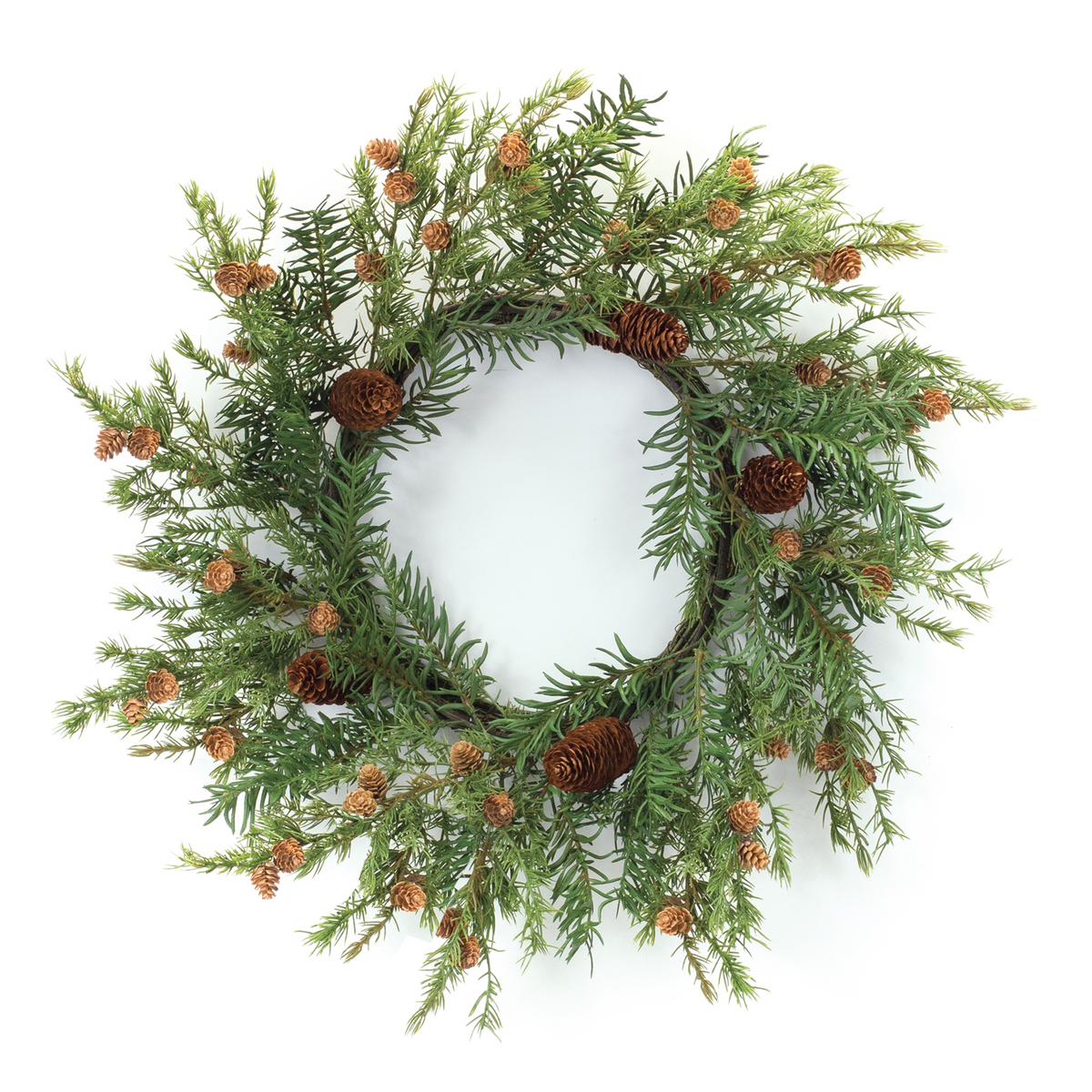Pine Cone Wreath 24"D -Ship Only