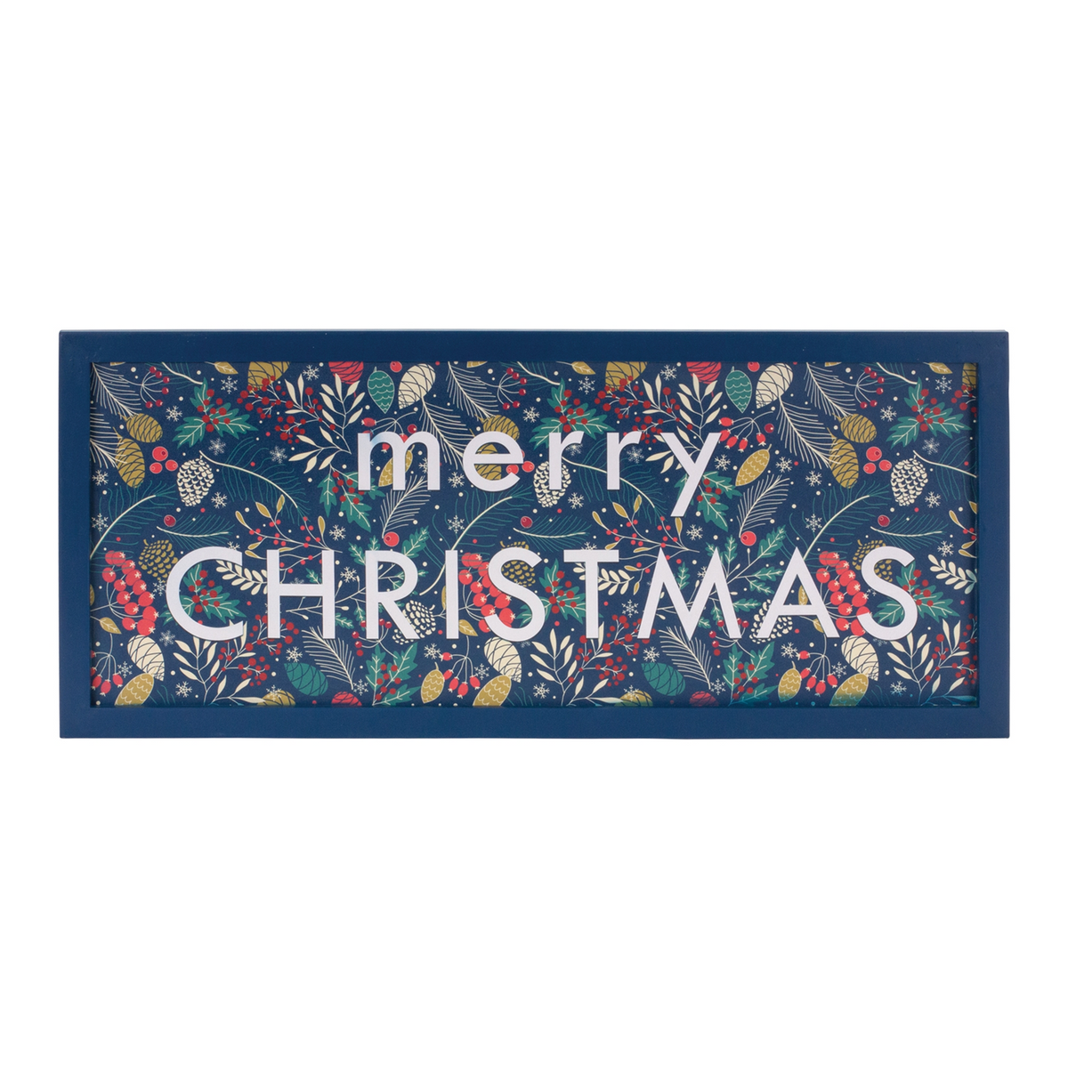 Wood Merry Christmas Sign 30"L -Ship Only