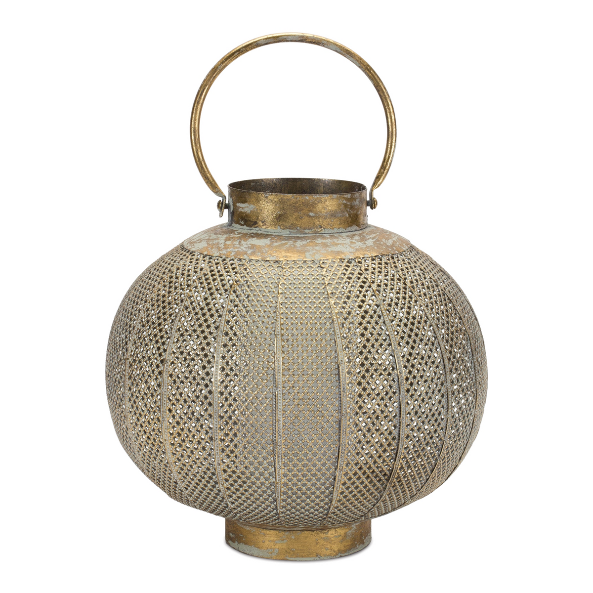 Lantern 10.5"D x 11.5"H Metal -Ship Only