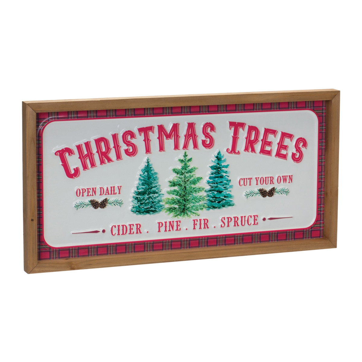 Christmas Tree Wall Sign (Set of 2) -Ship Only