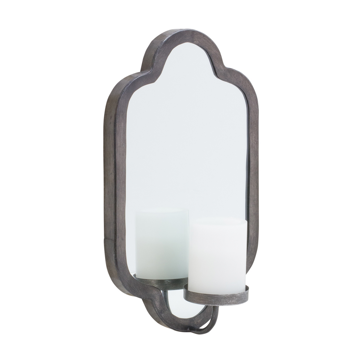 Mirror Wall Sconce (Set of 2) 9.25"L x 15.75"H Iron/Glass -Ship Only