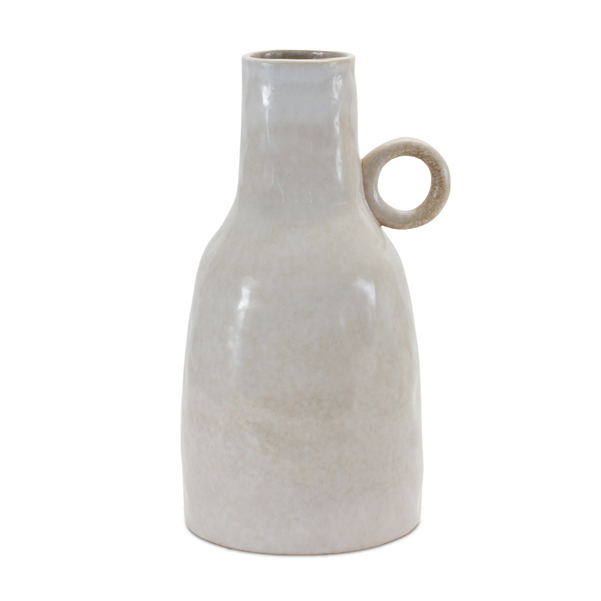 Ceramic Jug Vase 11.25"H -Ship Only