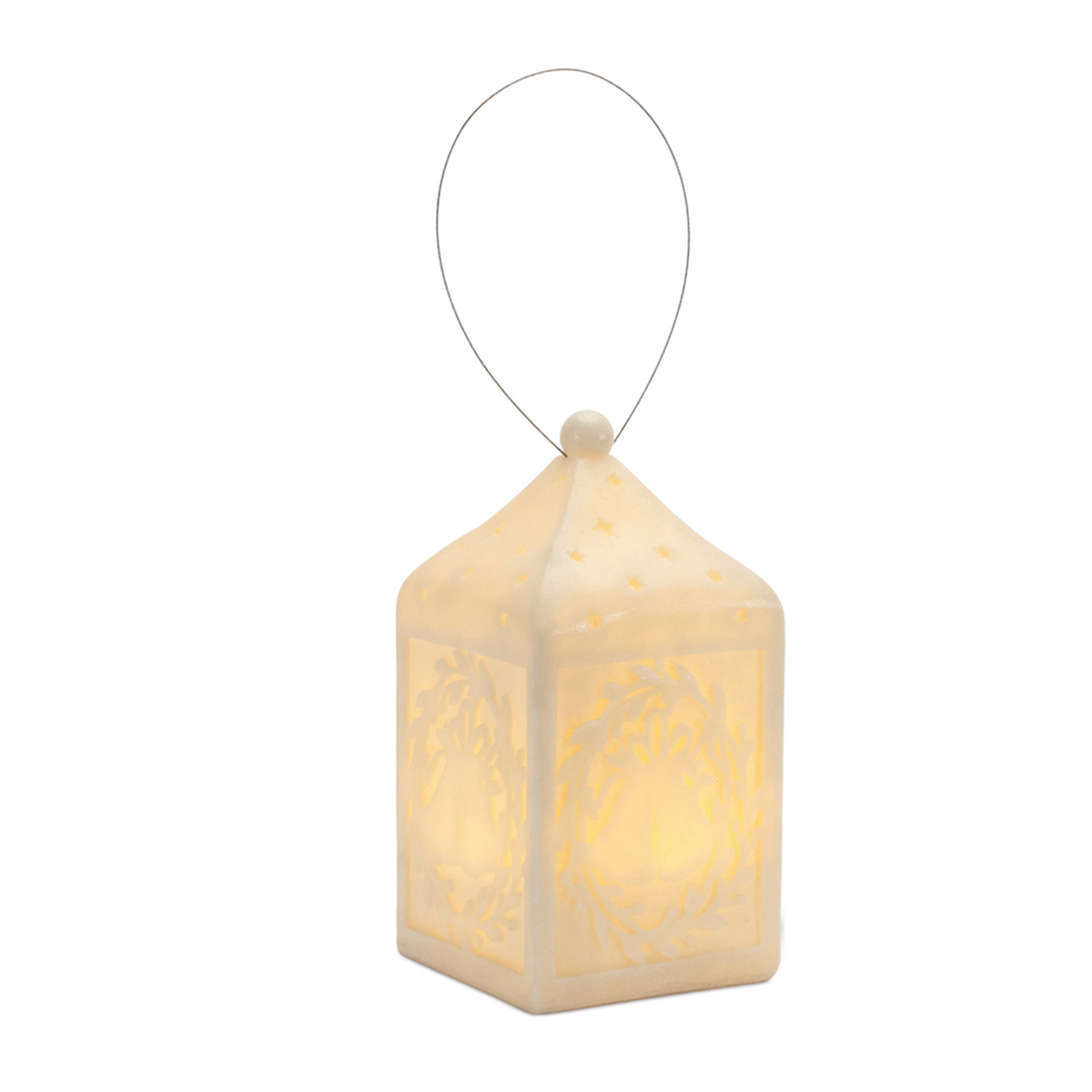 Holiday Bell Pendant Lantern 9"H -Ship Only