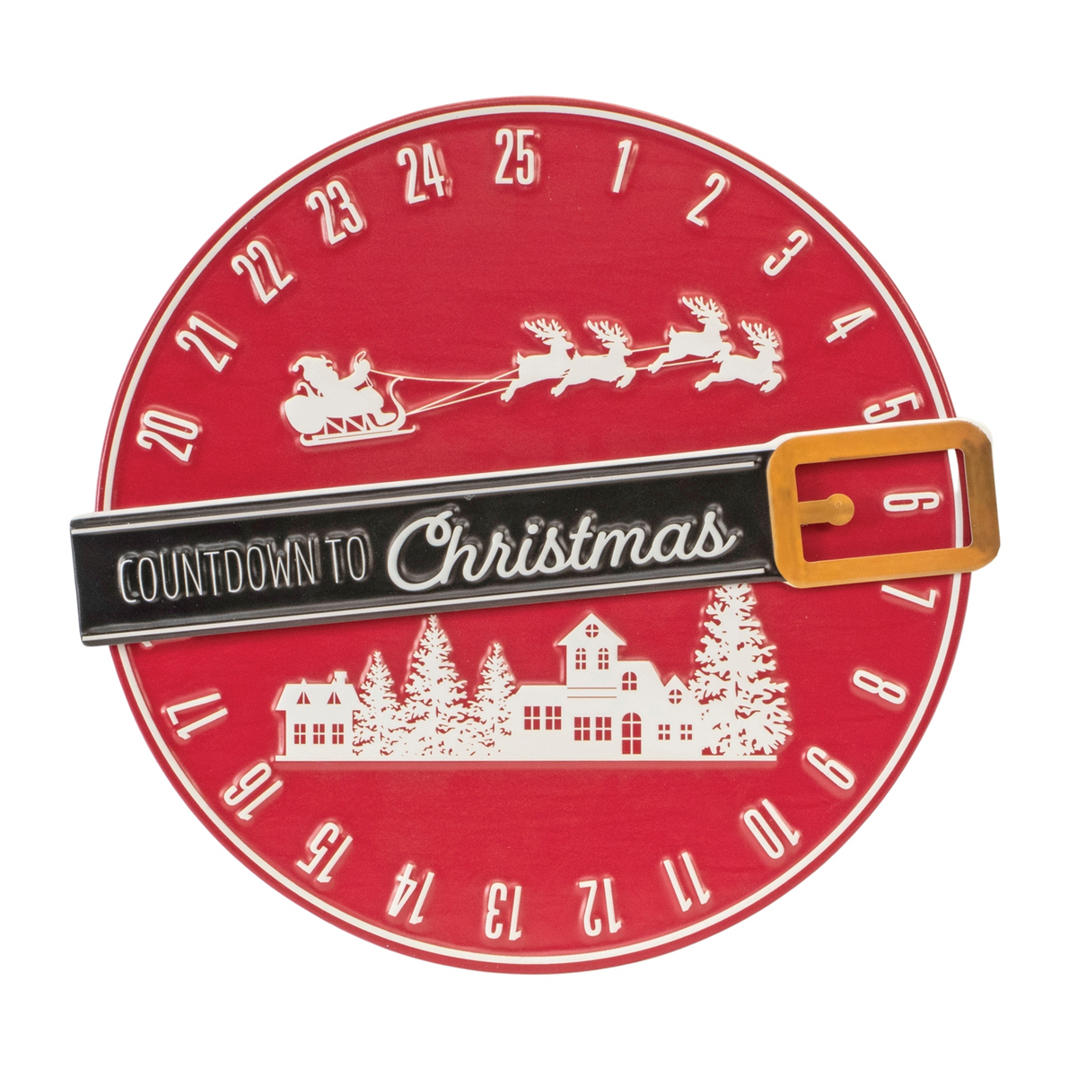 Santa Belt Christmas Countdown -Ship Only