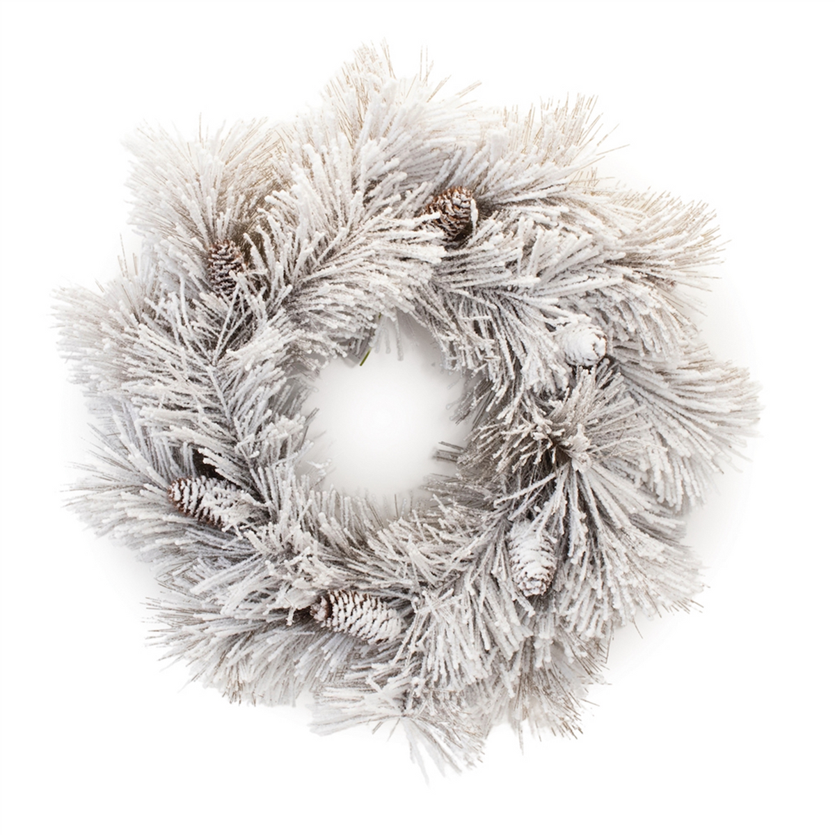 Pine Wreath 23.5”D Plastic -Ship Only