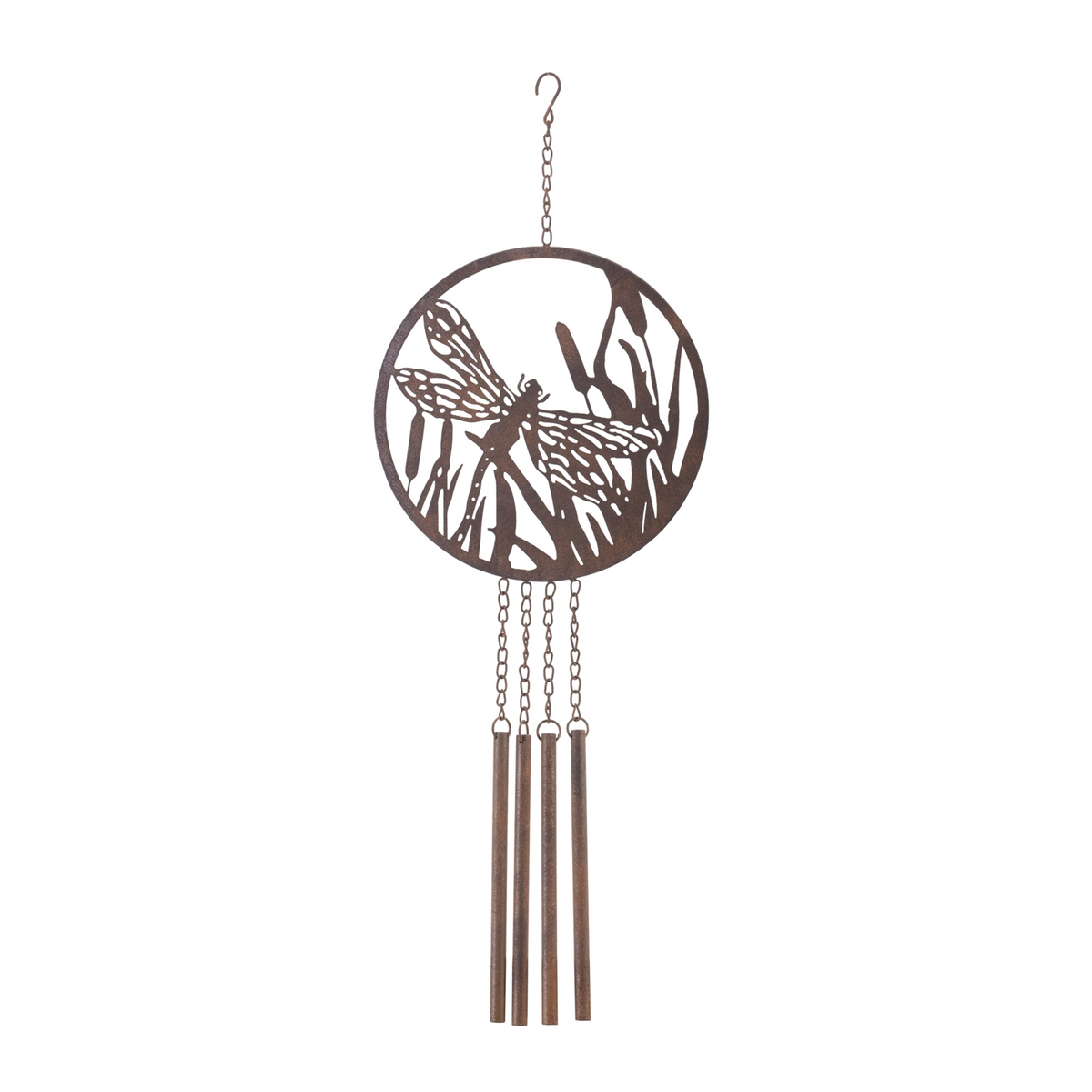 Dragonfly Wind Chime 33”H Metal -Ship Only