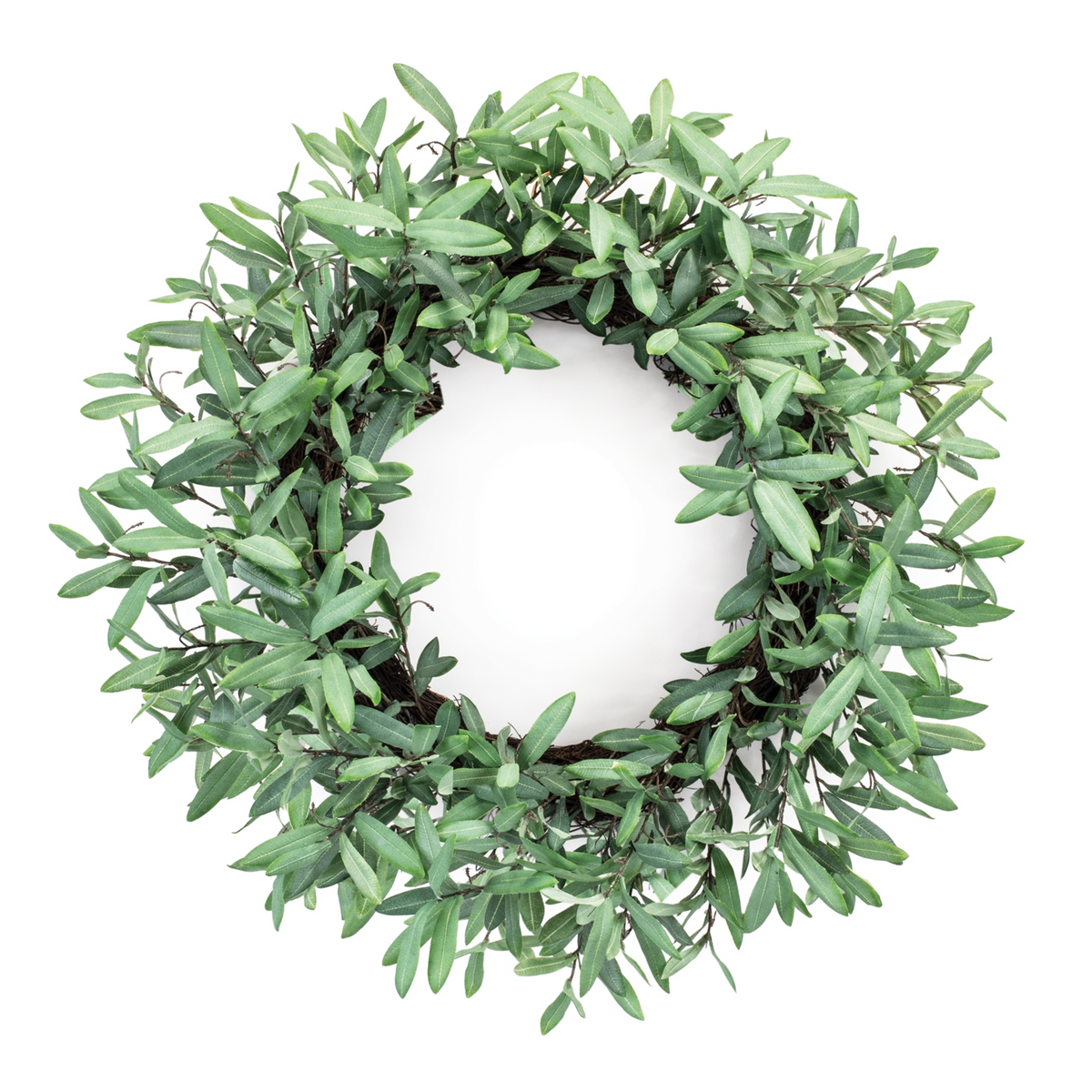 Olive Leaf Foliage Wreath 29"D -Ship Only
