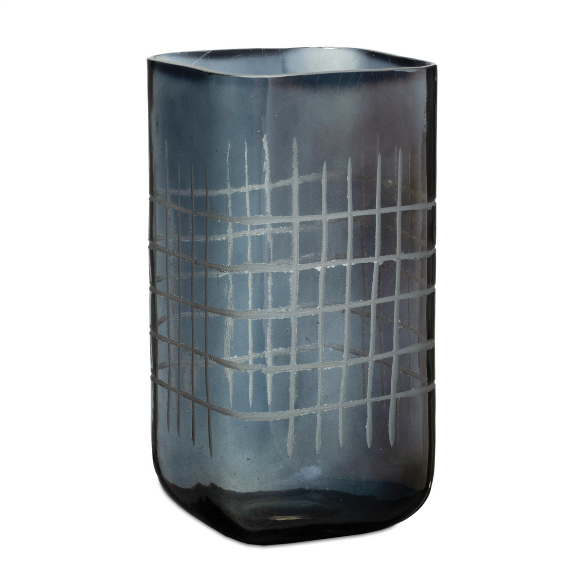 Candle Holder/Vase 9”H Glass -Ship Only
