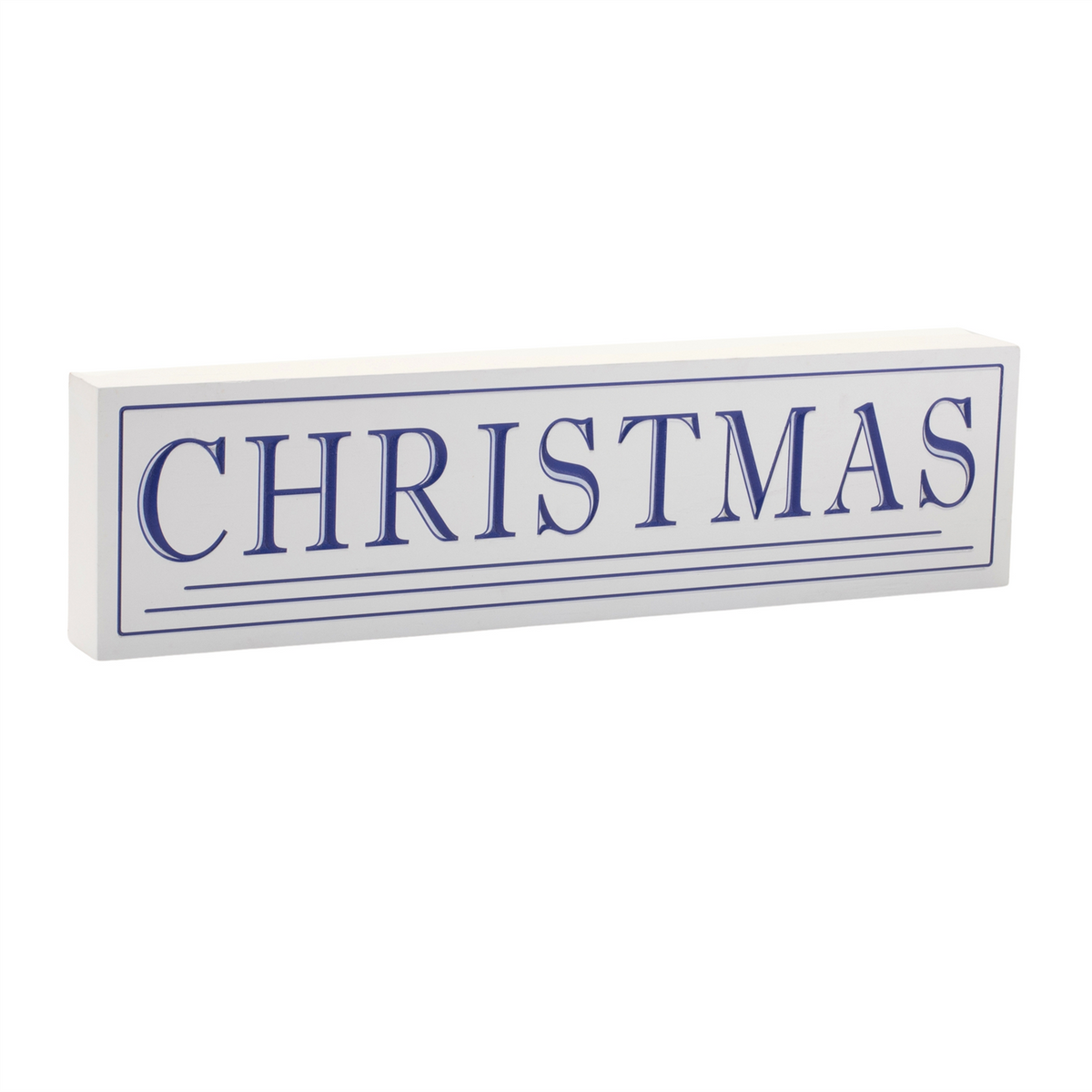 Wood Christmas Sentiment Sign 19.5"L -Ship Only