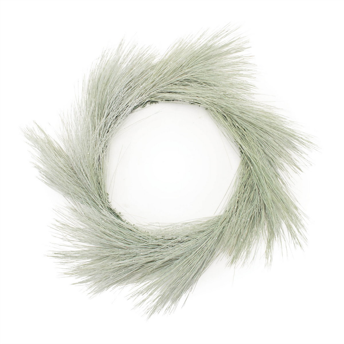 Frosted Long Needle Pine Wreath 24"D -Ship Only