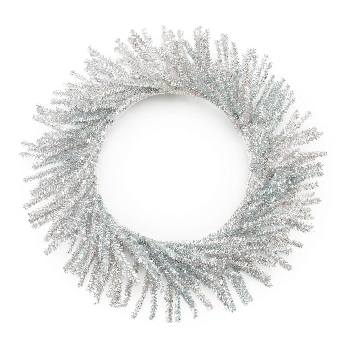 Tinsel Pine Wreath 21"D -Ship Only