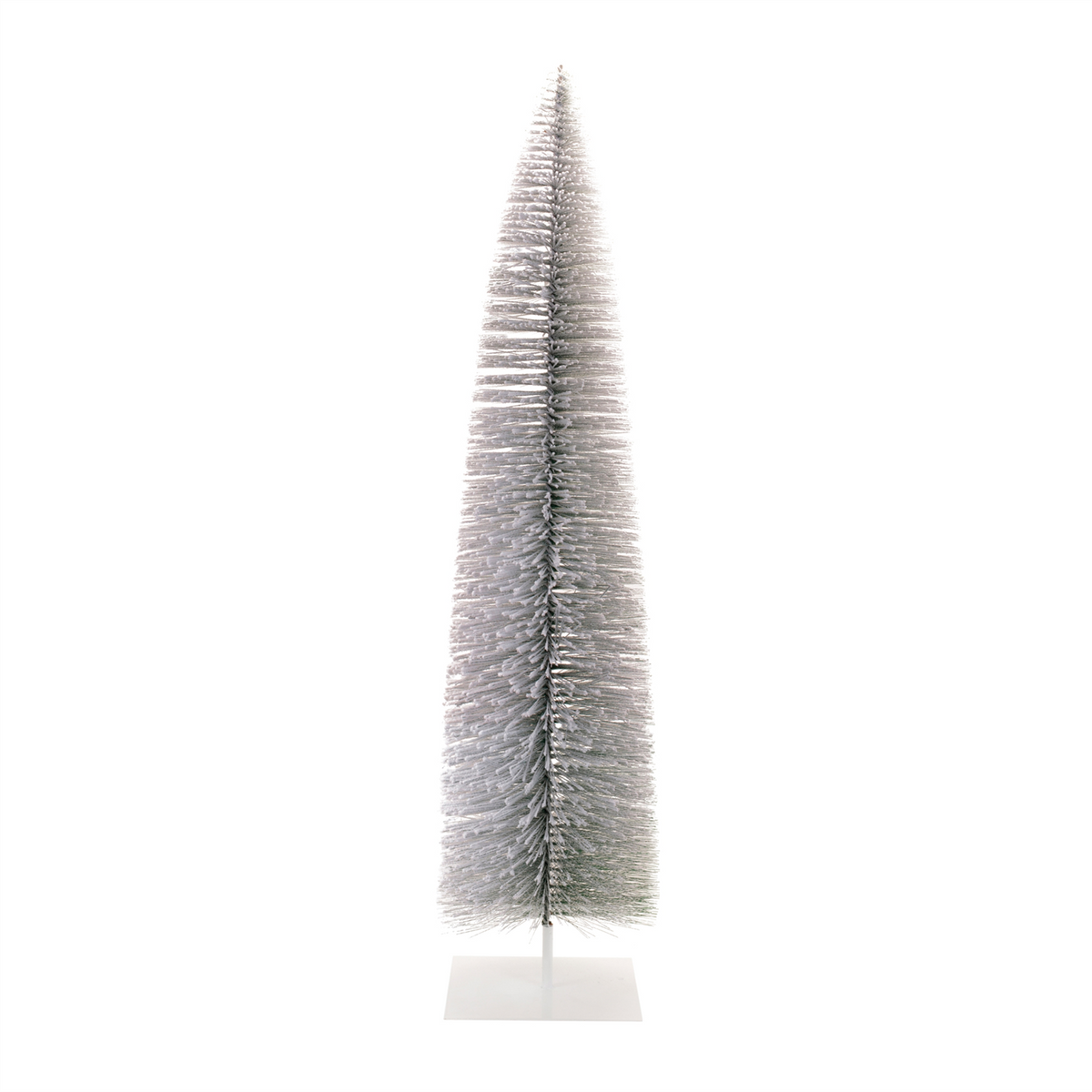 Set of 2 Silver Glitter Holiday Trees -Ship Only