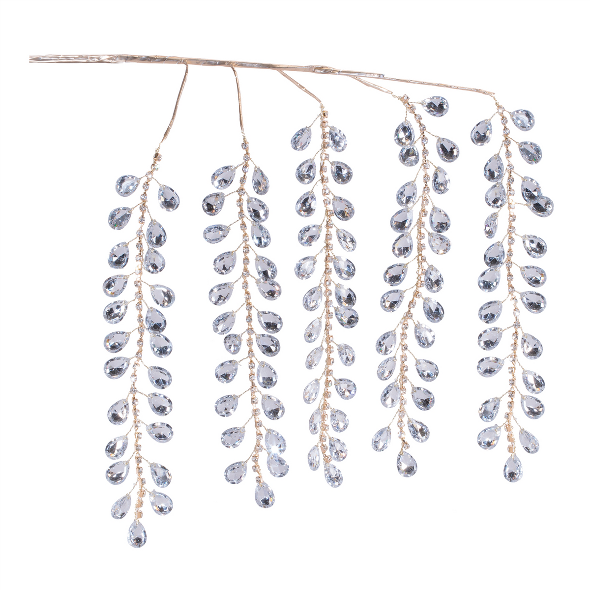 Jewel Drop Spray (Set of 2) 31”H Acrylic -Ship Only