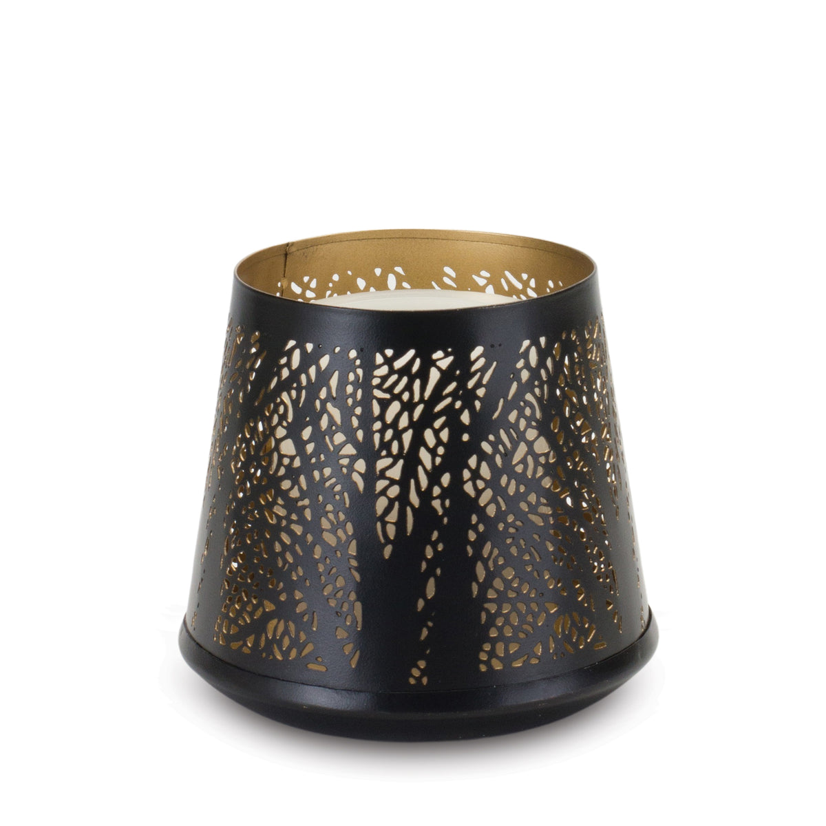 Tapered Punched Metal Candle Holder (Set of 4) -Ship Only